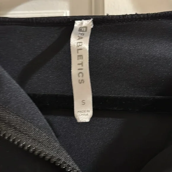 Fabletics Black Zip-Up Jacket - Picture 2 of 2